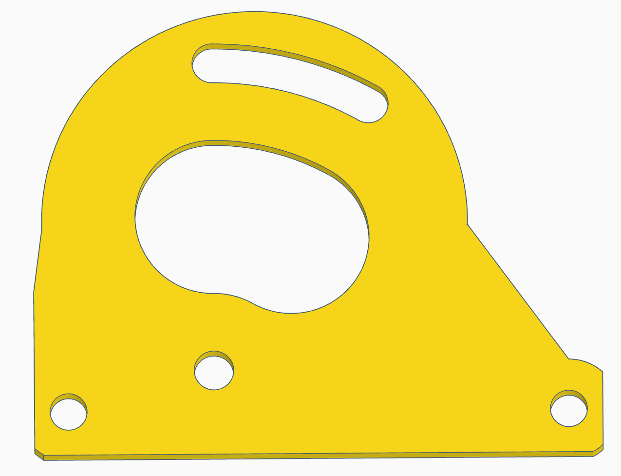 NRC 12-28 EZ Motor Plate (aluminum)