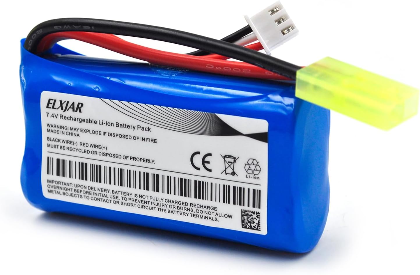 2 Cell 7.4v 1500 MaH Lithium Ion Battery