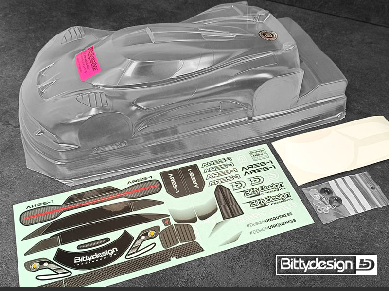 Bittydesign ARES-1 GT12 Clear Body