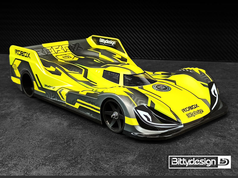 Bitty Design Robox LMP 1/12th Scale Body Ultra Light Weight