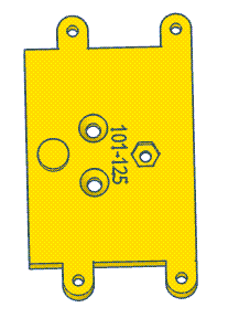 101-125 Square Tank Mount