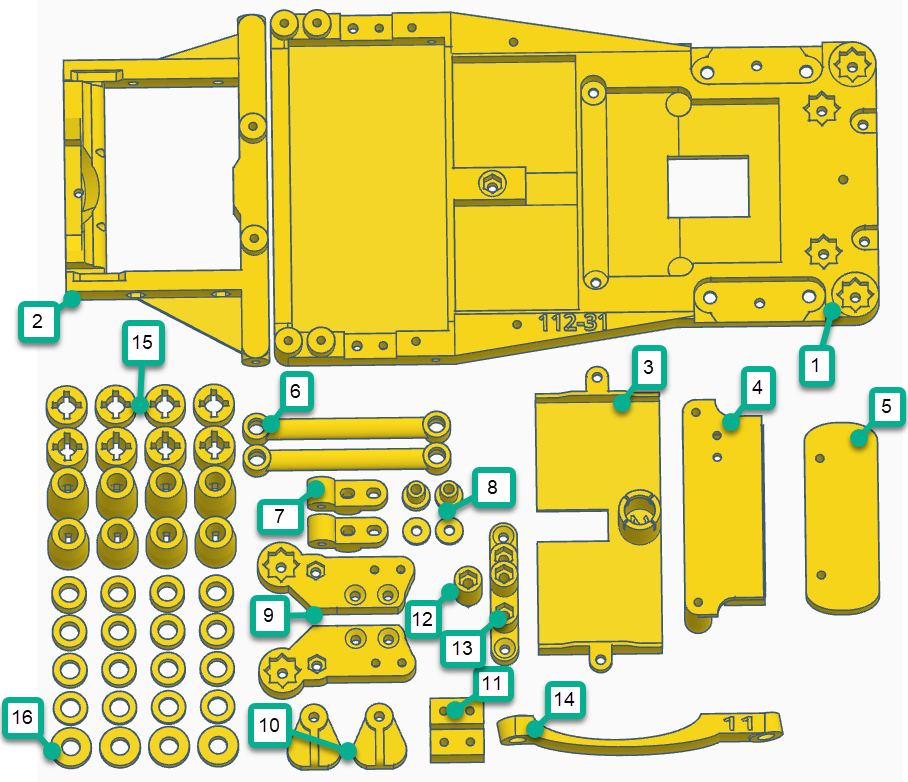 112 GT12 1/12 Carpet Car Kit