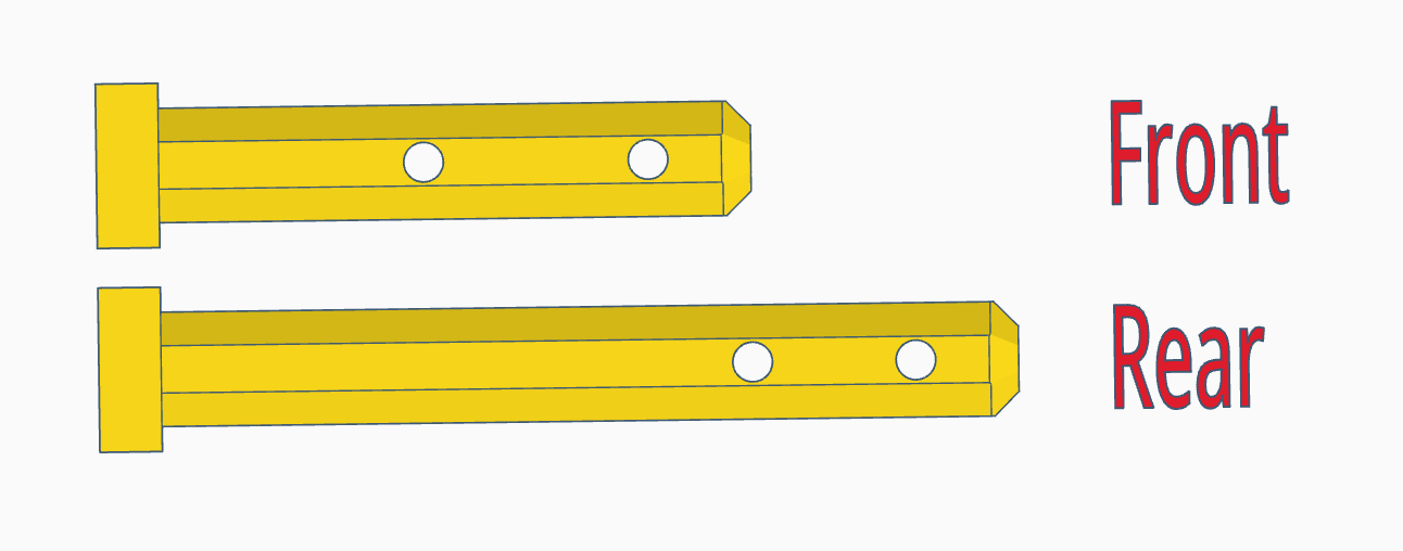 NRC 12-19 Body Post (2 pair)