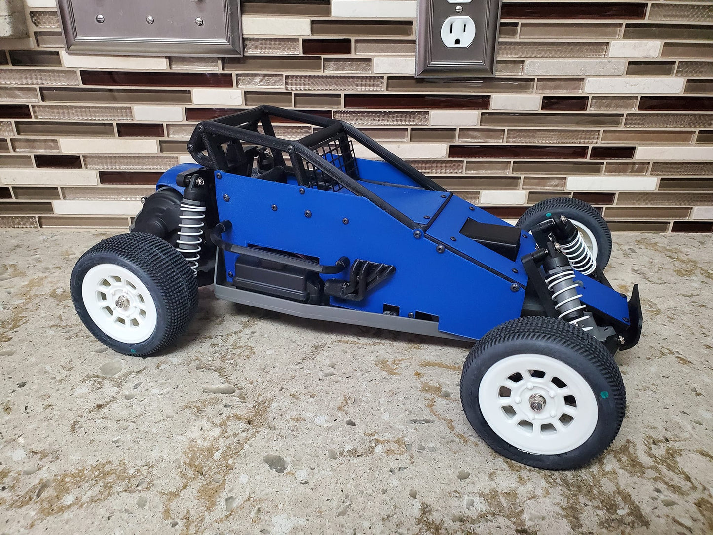 784 Complete Body - Black Cage, 3D Panels, 3D Tank