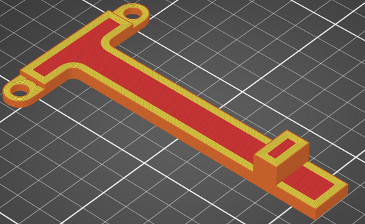 9007 Bandit Battery Strap T Bar - Forward