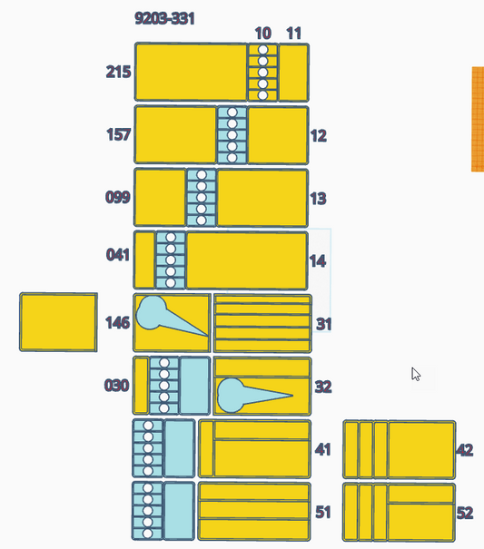 9203-11 58mm 1x1 Open Module